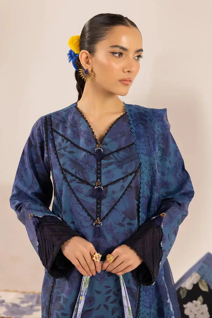 Alizeh | Sheen Lawn Prints 24 | Moonstone - Pakistani Designer Dress - by Alizeh | Type: Luxury - 100% Original at Saira Sultan