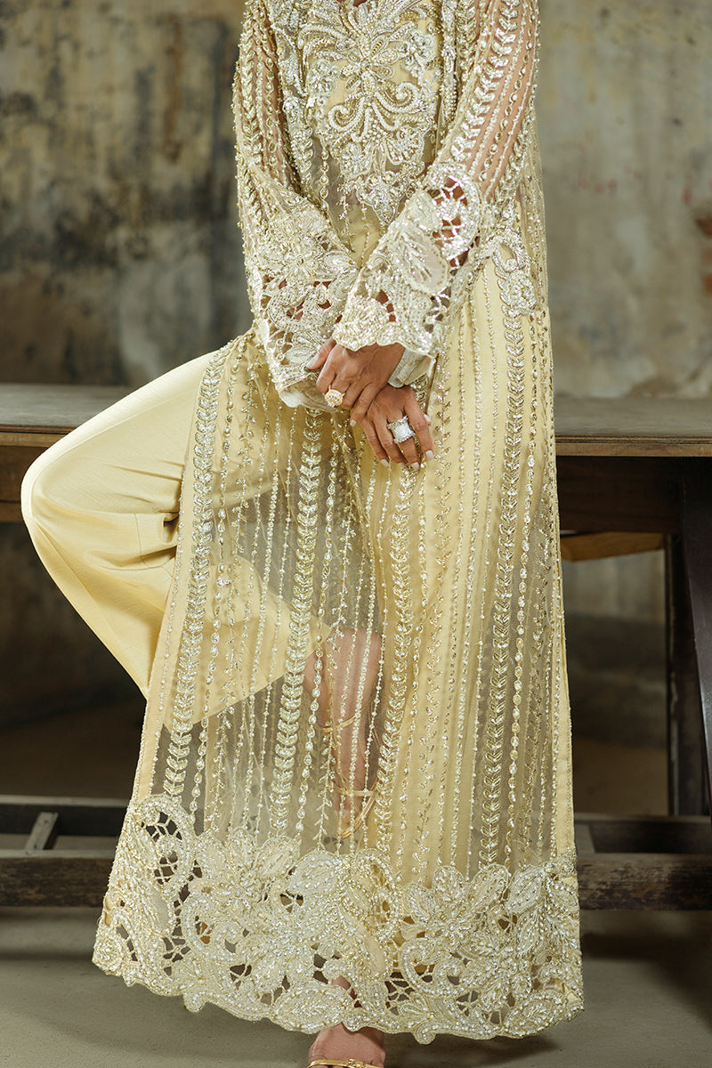 Mushq | Fleur Luxury Formals 24 | Marguerite S Net Pastel Yellow