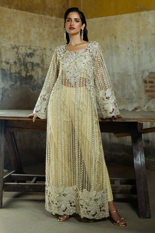 Mushq | Fleur Luxury Formals 24 | Marguerite XS Net Pastel Yellow