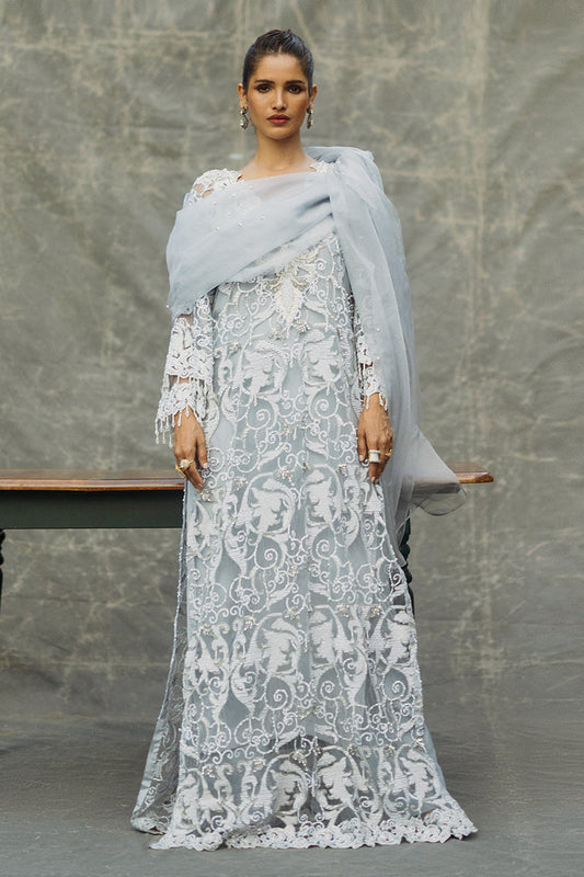 Mushq | Fleur Luxury Formals 24 | Iris XS Net Pale Sky Blue