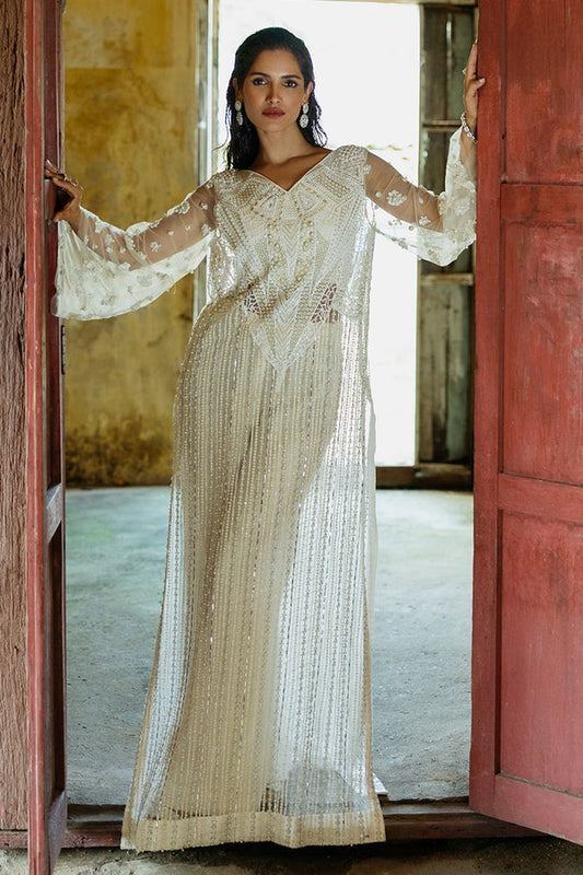 Mushq | Fleur Luxury Formals 24 | Lotus XS Net Cream