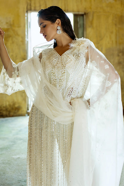 Mushq | Fleur Luxury Formals 24 | Lotus L Net Cream