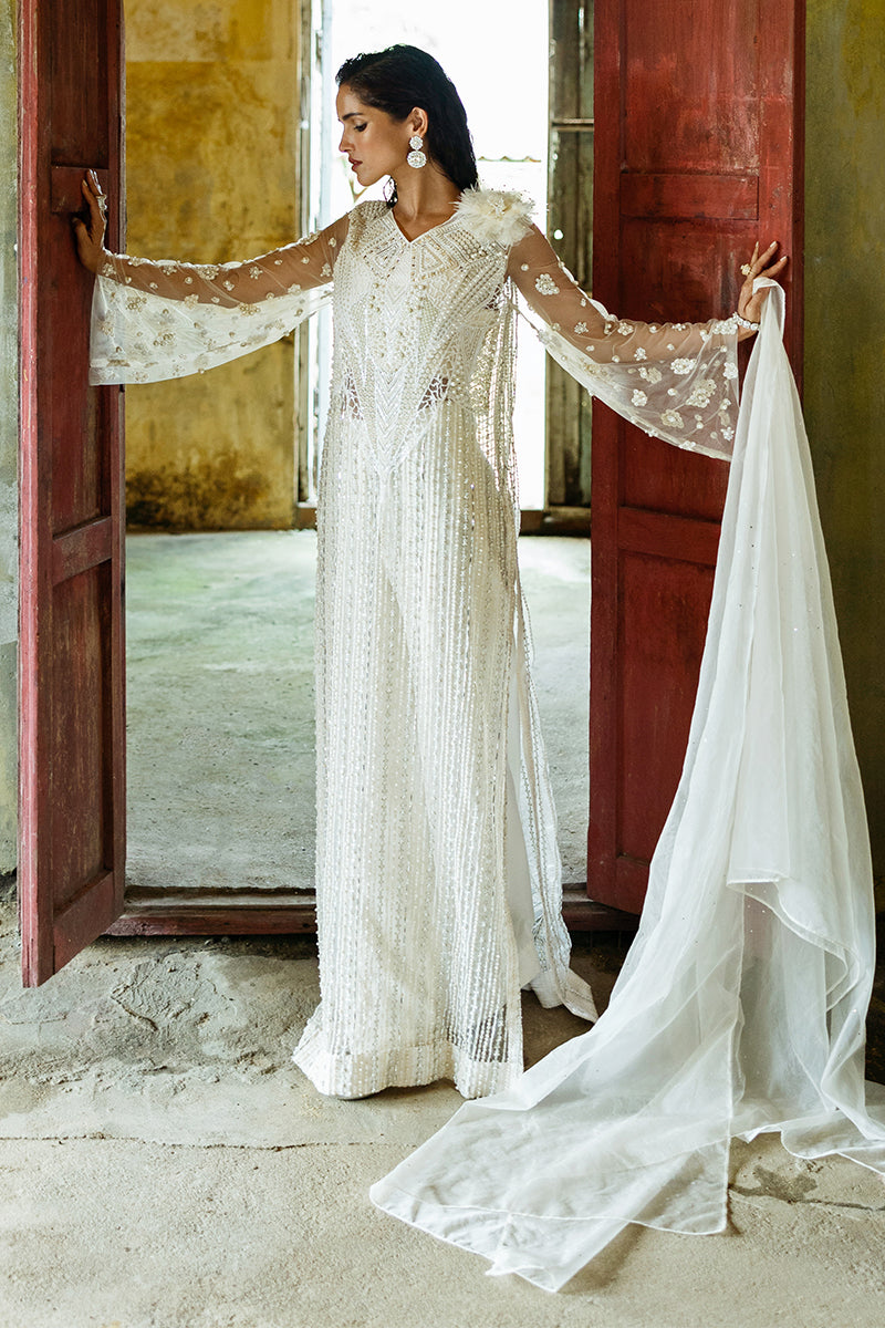 Mushq | Fleur Luxury Formals 24 | Lotus M Net Cream