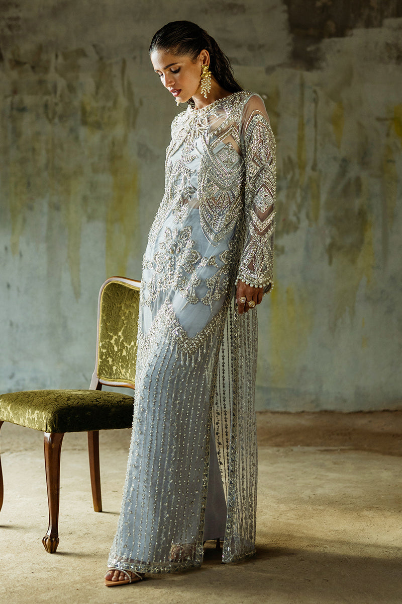 Mushq | Fleur Luxury Formals 24 | Pivoine M Net Ice Blue