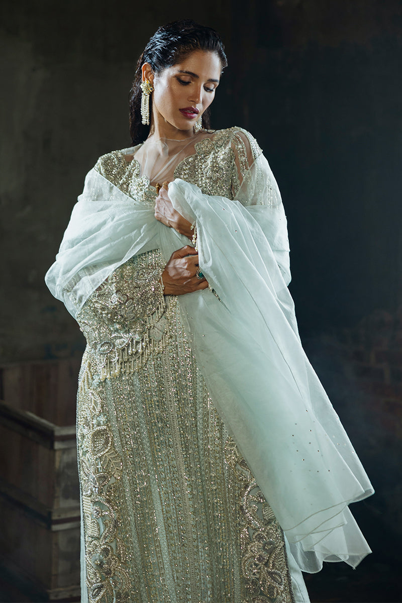 Mushq | Fleur Luxury Formals 24 | Cardamine L Net Ice Blue