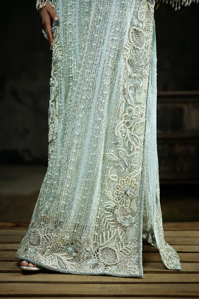 Mushq | Fleur Luxury Formals 24 | Cardamine XL Net Ice Blue