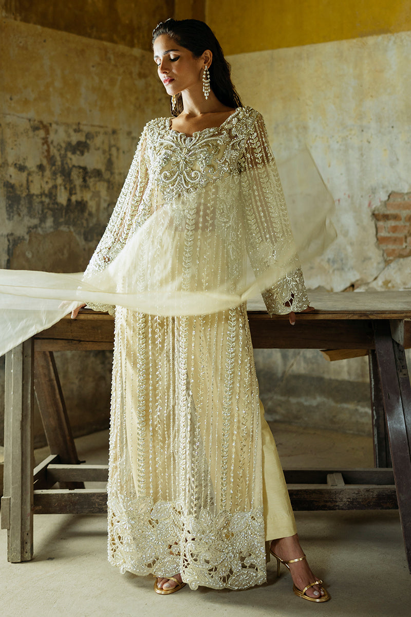 Mushq | Fleur Luxury Formals 24 | Marguerite XL Net Pastel Yellow