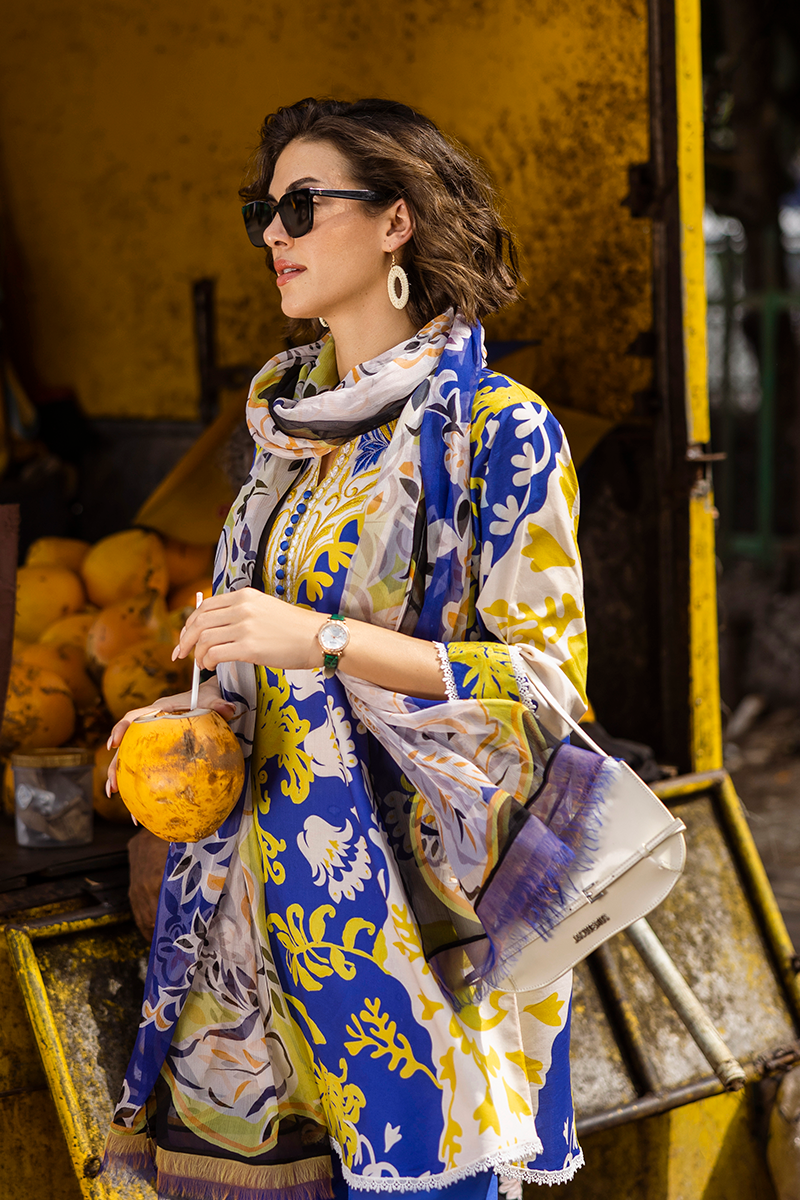 Mushq | La Dolce Hemline Prints 25 | Mirella L Blue Lawn