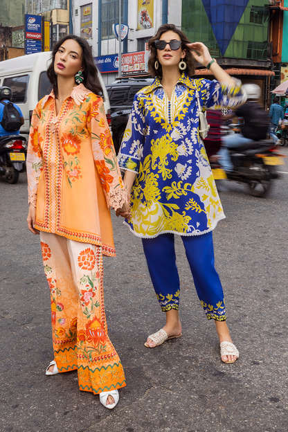 Mushq | La Dolce Hemline Prints 25 | Mirella S Blue Lawn