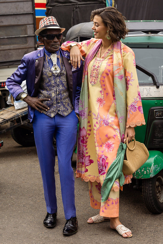 Mushq | La Dolce Hemline Prints 25 | Piera XS Yellow Lawn