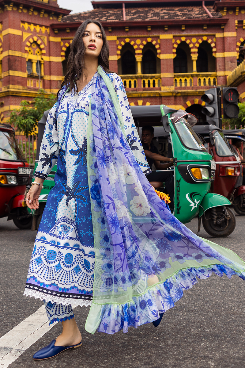 Mushq | La Dolce Hemline Prints 25 | Ksenia XL White Lawn