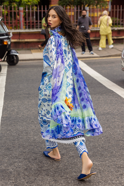 Mushq | La Dolce Hemline Prints 25 | Ksenia S White Lawn