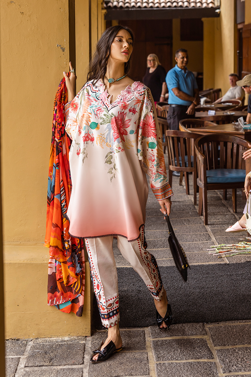 Mushq | La Dolce Hemline Prints 25 | Clio S Nude Peach Lawn