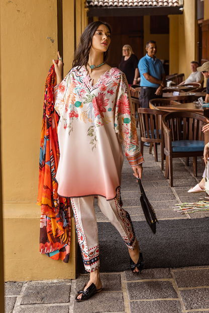 Mushq | La Dolce Hemline Prints 25 | Clio S Nude Peach Lawn