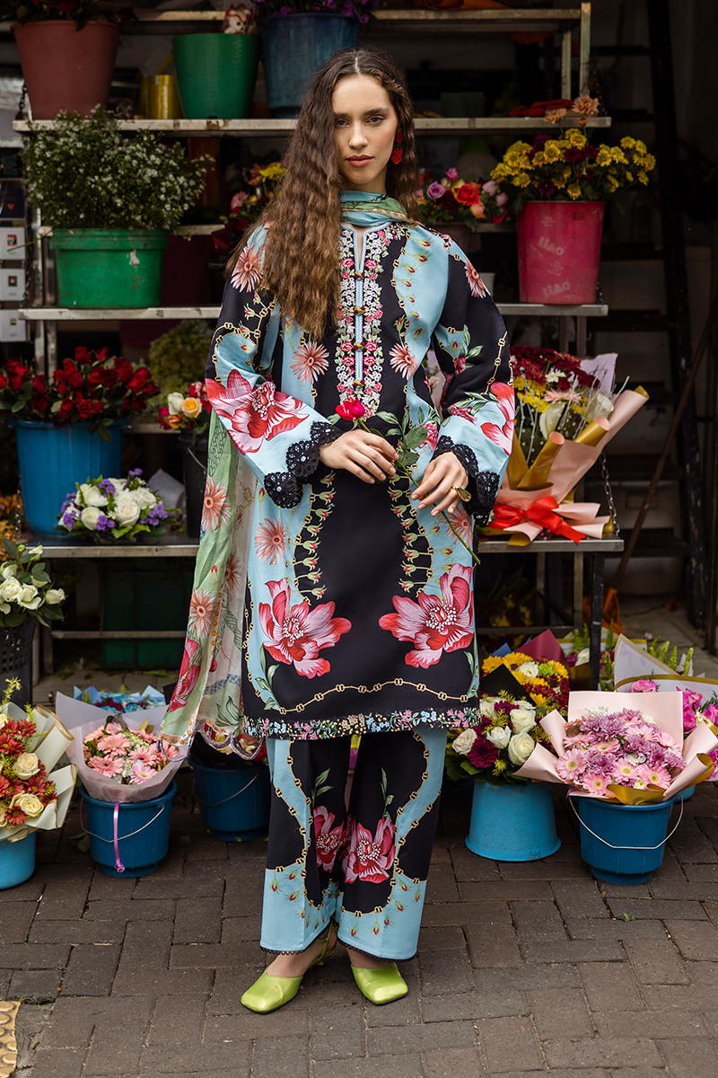 Mushq | La Dolce Hemline Prints 25 | Renata XS Blue Lawn
