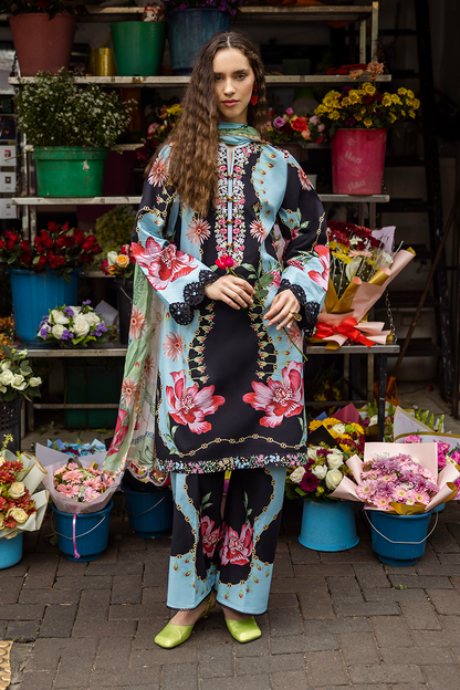 Mushq | La Dolce Hemline Prints 25 | Renata XS Blue Lawn