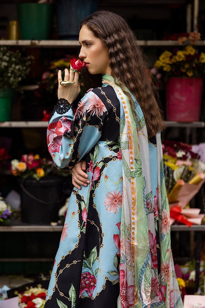 Mushq | La Dolce Hemline Prints 25 | Renata XL Blue Lawn