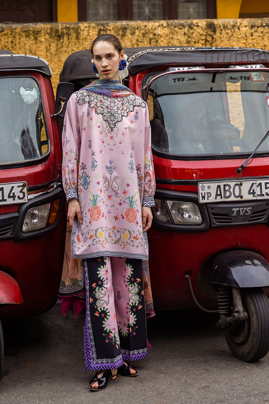 Mushq | La Dolce Hemline Prints 25 | Zoe XS Rose Pink Lawn