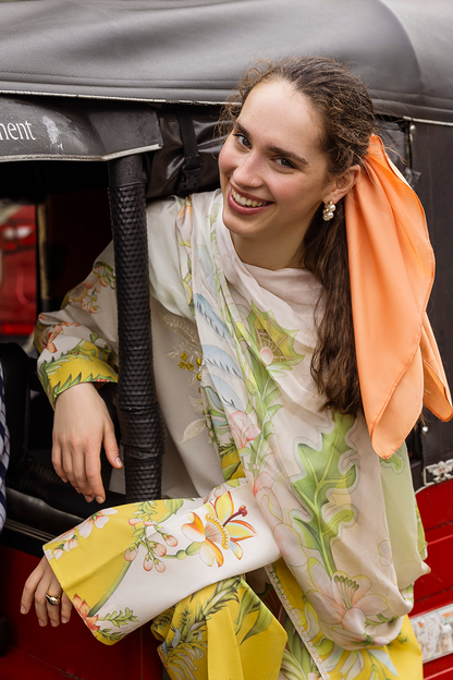 Mushq | La Dolce Hemline Prints 25 | Corina L Ivory Lawn