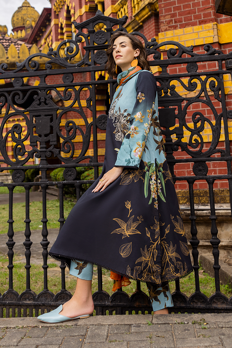 Mushq | La Dolce Hemline Prints 25 | Paula XL Black Lawn