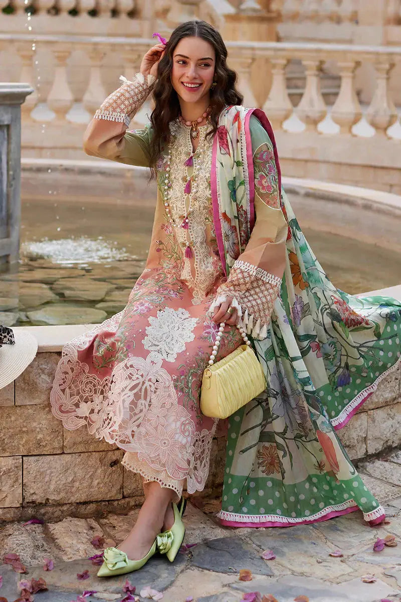 Mushq | Te Amo Luxury Lawn 24 | VENICE VERVE - Pakistani Designer Dress - by Mushq | Type: Luxury - 100% Original at Saira Sultan