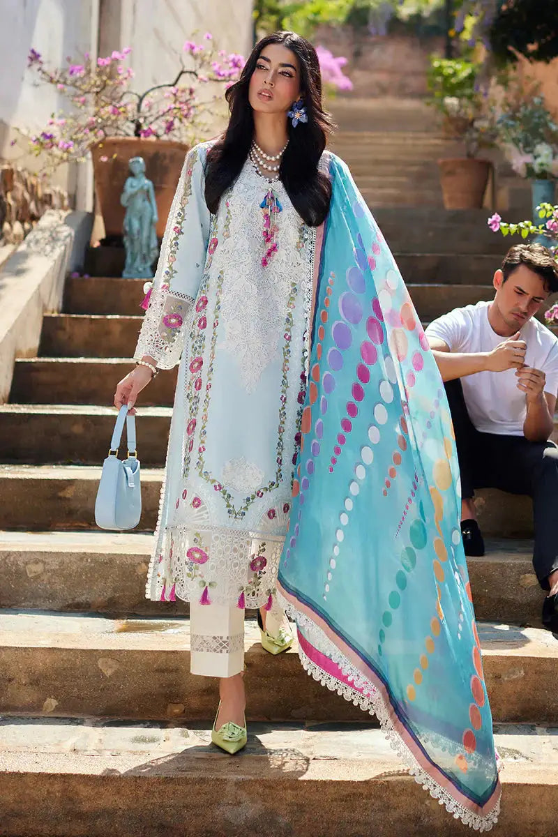 Mushq | Te Amo Luxury Lawn 24 | LUCCA LURE - Pakistani Designer Dress - by Mushq | Type: Luxury - 100% Original at Saira Sultan