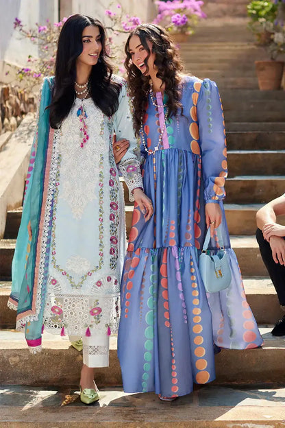 Mushq | Te Amo Luxury Lawn 24 | LUCCA LURE - Pakistani Designer Dress - by Mushq | Type: Luxury - 100% Original at Saira Sultan