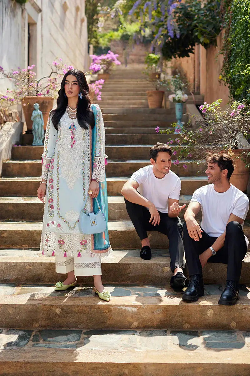 Mushq | Te Amo Luxury Lawn 24 | LUCCA LURE - Pakistani Designer Dress - by Mushq | Type: Luxury - 100% Original at Saira Sultan