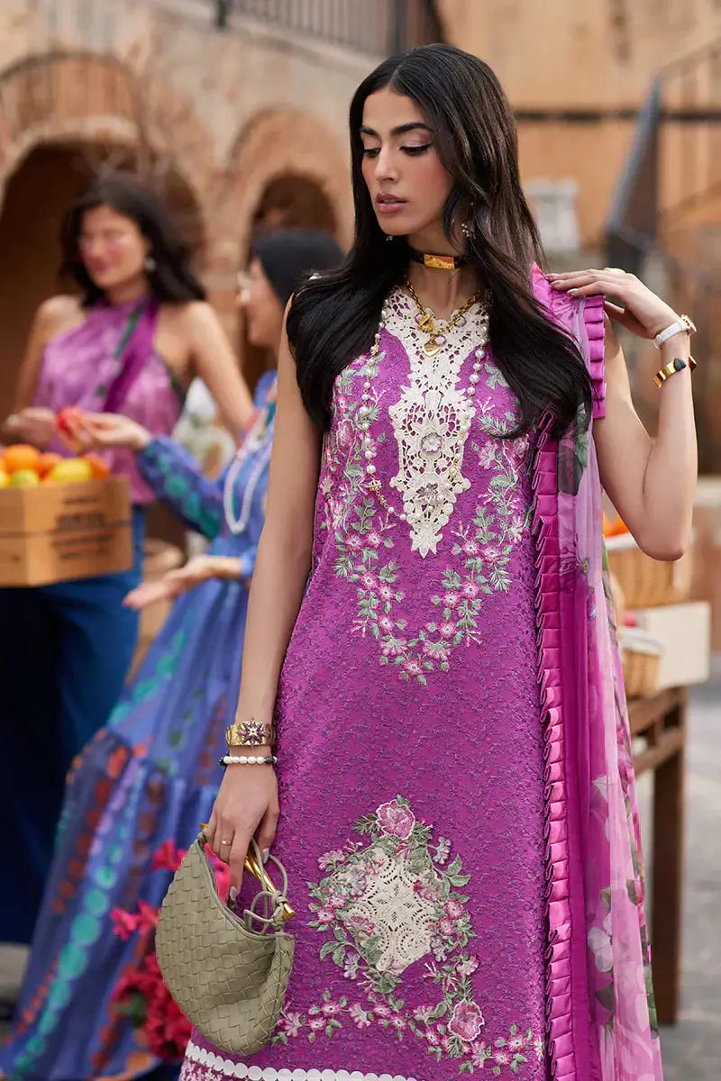 Mushq | Te Amo Luxury Lawn 24 | ROMA RAPTURE - Pakistani Designer Dress - by Mushq | Type: Luxury - 100% Original at Saira Sultan