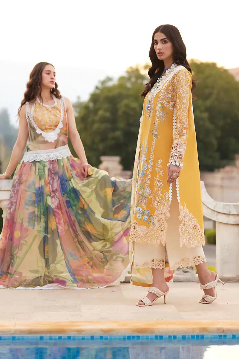 Mushq | Te Amo Luxury Lawn 24 | MILANO MODA - Pakistani Designer Dress - by Mushq | Type: Luxury - 100% Original at Saira Sultan