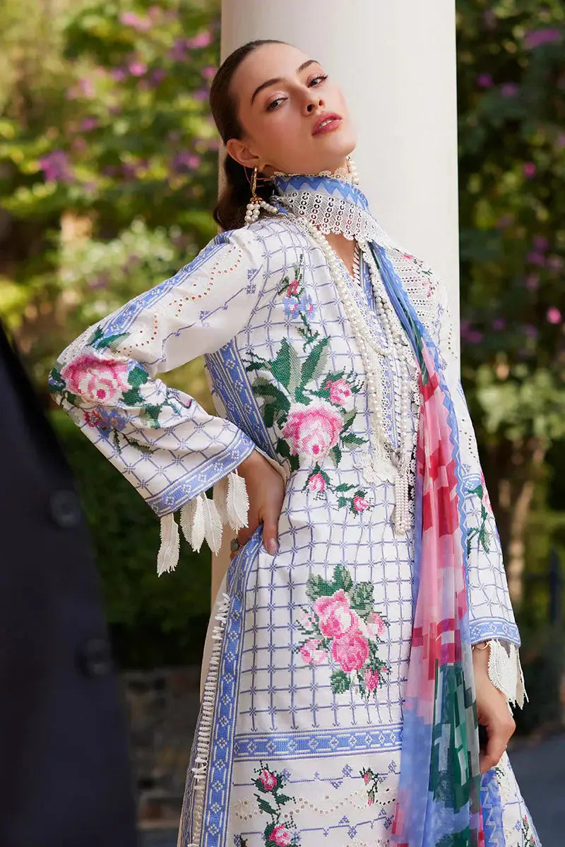 Mushq | Te Amo Luxury Lawn 24 | BELLA BELLEZA - Pakistani Designer Dress - by Mushq | Type: Luxury - 100% Original at Saira Sultan