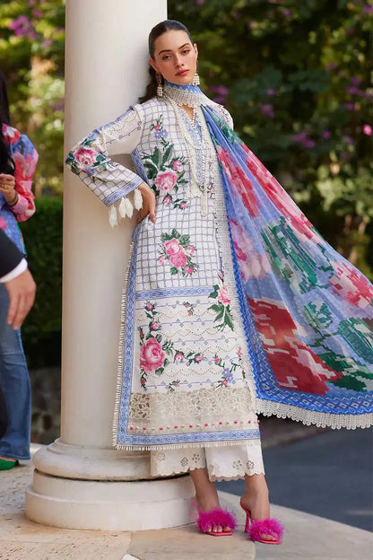 Mushq | Te Amo Luxury Lawn 24 | BELLA BELLEZA - Pakistani Designer Dress - by Mushq | Type: Luxury - 100% Original at Saira Sultan