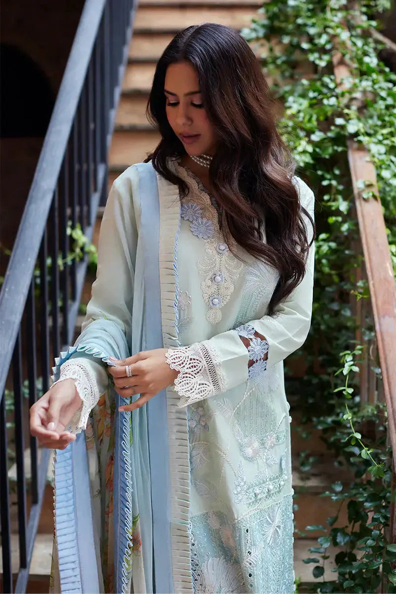 Mushq | Te Amo Luxury Lawn 24 | CAPRI CHARM - Pakistani Designer Dress - by Mushq | Type: Luxury - 100% Original at Saira Sultan