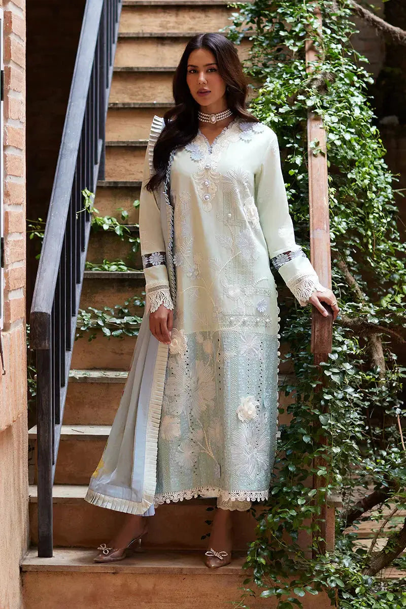 Mushq | Te Amo Luxury Lawn 24 | CAPRI CHARM - Pakistani Designer Dress - by Mushq | Type: Luxury - 100% Original at Saira Sultan