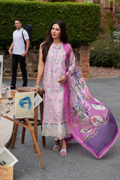 Mushq | Te Amo Luxury Lawn 24 | FLORENCE FINESSE - Pakistani Designer Dress - by Mushq | Type: Luxury - 100% Original at Saira Sultan