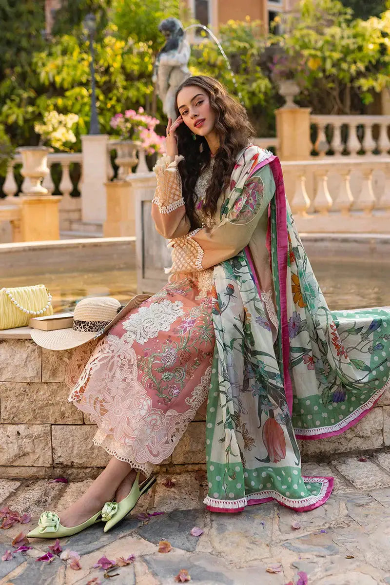 Mushq | Te Amo Luxury Lawn 24 | VENICE VERVE - Pakistani Designer Dress - by Mushq | Type: Luxury - 100% Original at Saira Sultan
