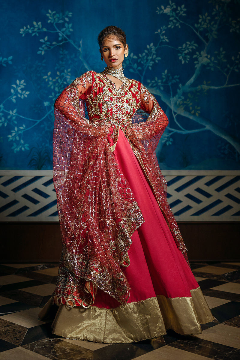 Mushq | Stardust Wedding Collection 24 |  Red Carpet - Pakistani Designer Dress - by Mushq | Type: Ladies Clothes - 100% Original at Saira Sultan