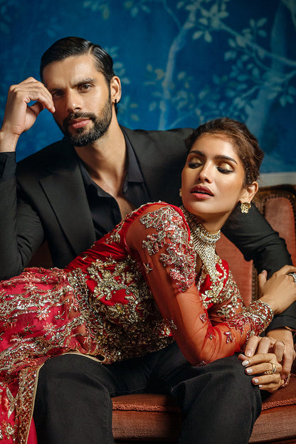 Mushq | Stardust Wedding Collection 24 |  Red Carpet - Pakistani Designer Dress - by Mushq | Type: Ladies Clothes - 100% Original at Saira Sultan