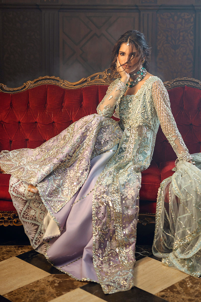 Mushq | Stardust Wedding Collection 24 |  Silver Screen - Pakistani Designer Dress - by Mushq | Type: Ladies Clothes - 100% Original at Saira Sultan
