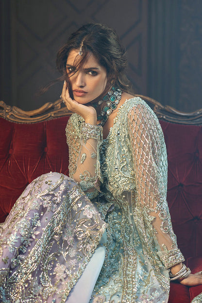 Mushq | Stardust Wedding Collection 24 |  Silver Screen - Pakistani Designer Dress - by Mushq | Type: Ladies Clothes - 100% Original at Saira Sultan