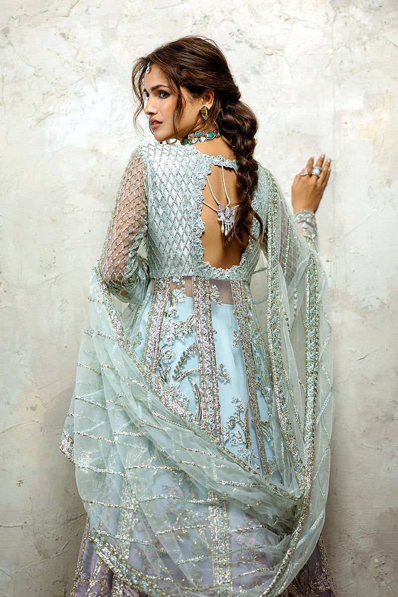 Mushq | Stardust Wedding Collection 24 |  Silver Screen - Pakistani Designer Dress - by Mushq | Type: Ladies Clothes - 100% Original at Saira Sultan