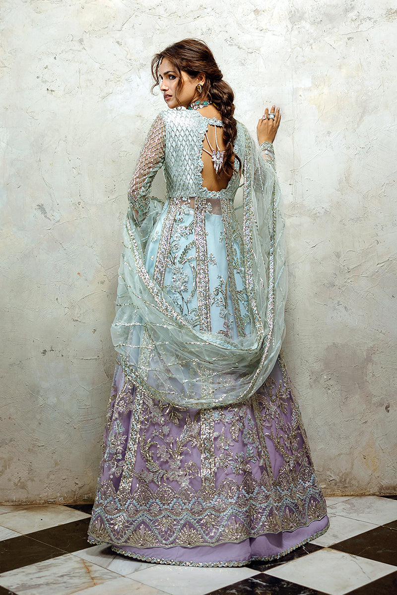 Mushq | Stardust Wedding Collection 24 |  Silver Screen - Pakistani Designer Dress - by Mushq | Type: Ladies Clothes - 100% Original at Saira Sultan
