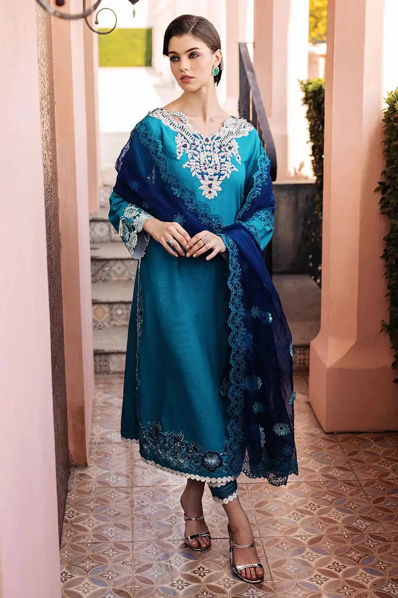 Mushq | Tehreem Luxury Pret 24 | WHISPERING WILLOW - Pakistani Designer Dress - by Mushq | Type: Luxury - 100% Original at Saira Sultan