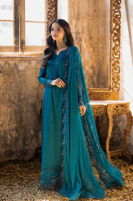 Azure | Ensembles | Mystic Teal - Pakistani Designer Dress - by Azure - Type : Ladies Clothes - 100% Original at Saira Sultan