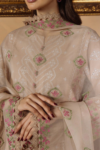 Sahar | Festive Edit Ready to Wear | Bronzed Beige - RTW L Sand Lawn