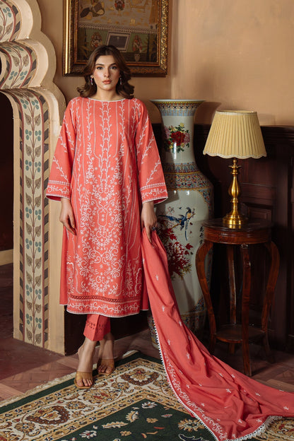 Sahar | Festive Edit Ready to Wear | Gilded Coral - RTW