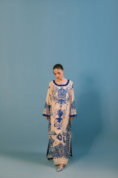 Sammy K | Lawn Pret 25 |Blue Bell - Pakistani Designer Dress - by Sammy K - Type : Ladies Clothes - 100% Original at Saira Sultan