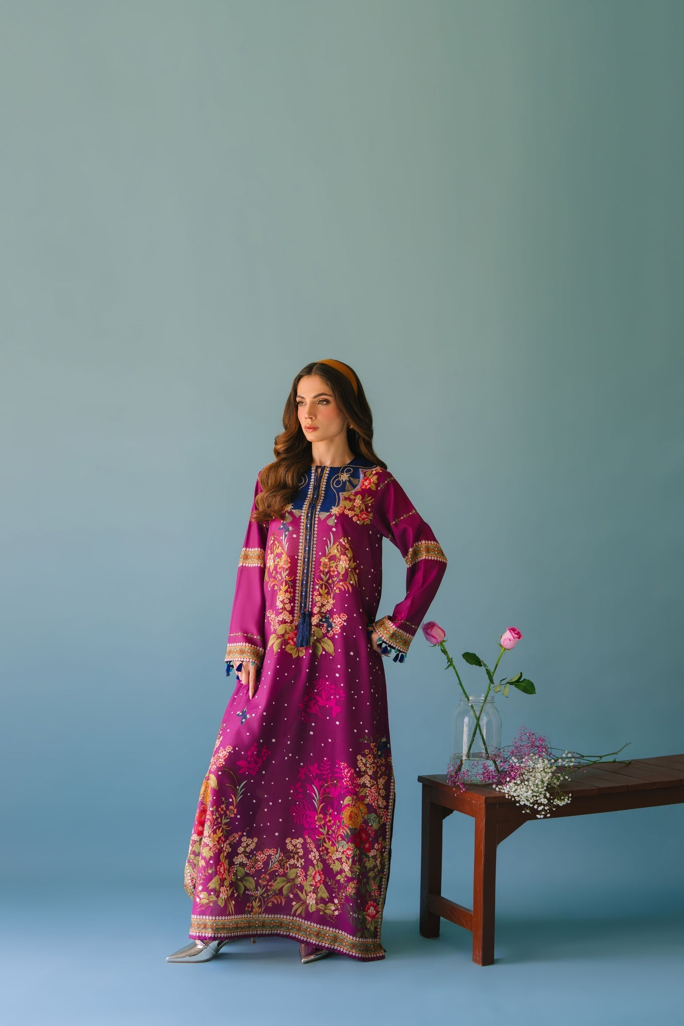 Sammy K | Lawn Pret 25 | Evening Rose - Pakistani Designer Dress - by Sammy K - Type : Ladies Clothes - 100% Original at Saira Sultan