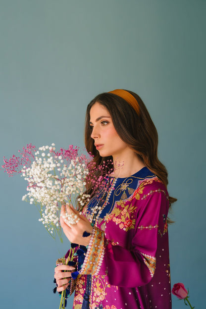 Sammy K | Lawn Pret 25 | Evening Rose - Pakistani Designer Dress - by Sammy K - Type : Ladies Clothes - 100% Original at Saira Sultan