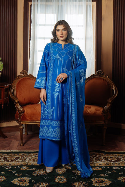 Sahar | Festive Edit Ready to Wear | Moroccan Blue - RTW